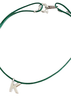 925纯银2025新款爆款字母手链轻奢小众精致手环女手饰手绳编织绳