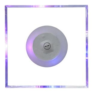 超薄透明酒吧鸡尾酒发光杯垫底座彩色灯光杯底调酒奶茶灯氛围感