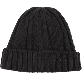 CACUSS帽子男款冬季羊毛毛线帽双层保暖加绒加厚针织帽冷帽包头帽