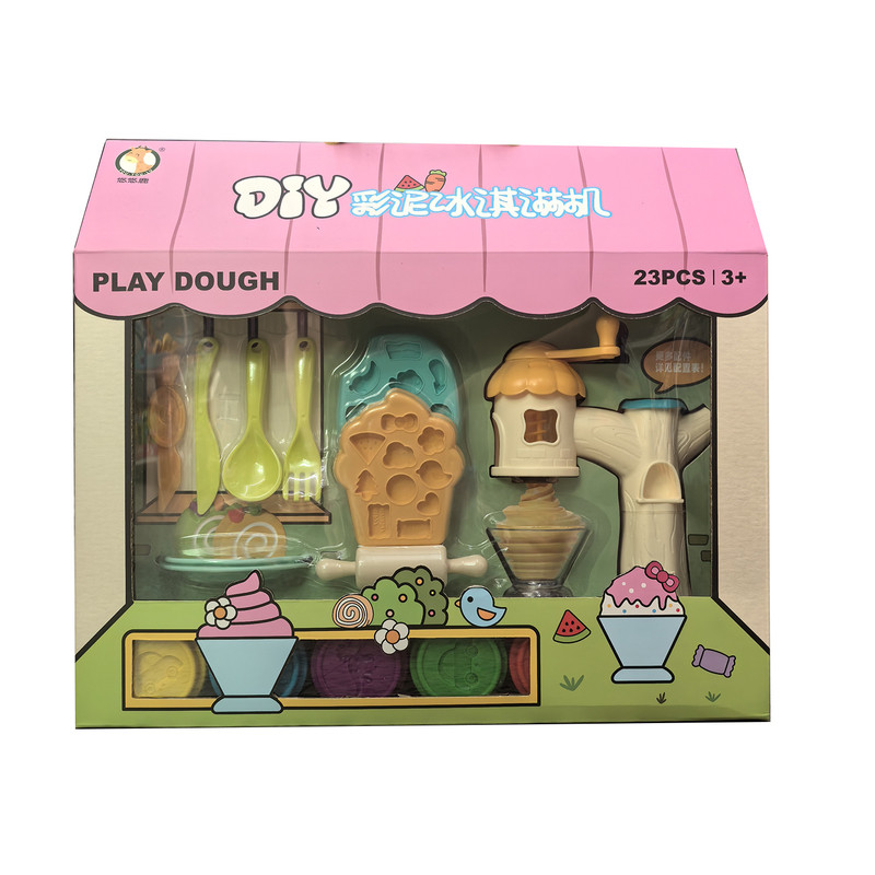 悠悠鹿DIY彩泥冰淇淋机套装礼物