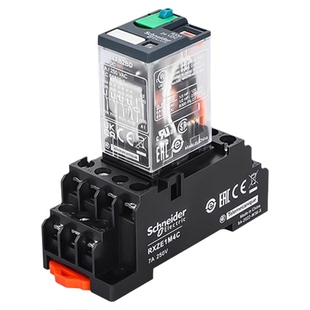 原装施耐德中间继电器RXM2LB2BD RXM4AB2P7 小型交直流12V24V220V