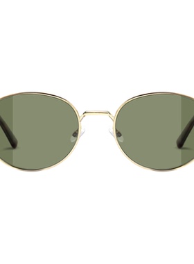 LeSeven金属墨镜防紫外线复古百搭潮流时尚轻奢圆框太阳镜Unbound