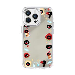 PINGU企鹅手机壳镜面苹果17适用16promax小米15好看华为pura80/nova13可爱卡通opporeno14新款日韩vivox200