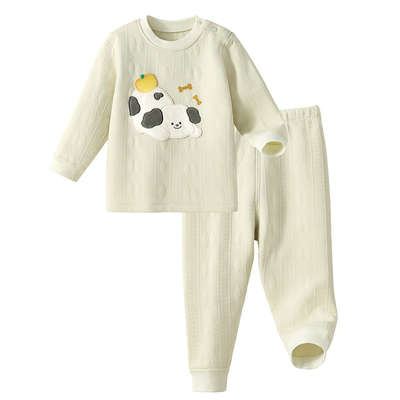 贝肽斯儿童秋衣秋裤套装冬季保暖