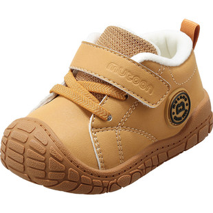 牧童宝宝棉靴2025冬季新款男童稳护学步鞋软底防撞加绒保暖女童鞋