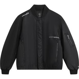 李宁户外CF溯丨棉夹克男士冬季新款外套棒球领宽松上衣冬季运动服