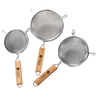 日本面粉筛烘焙专用304不锈钢过滤网筛烘焙家用工具筛网漏网筛子