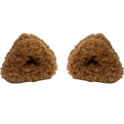 小熊感~毛茸茸耳朵小抓夹刘海夹