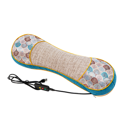 电加热艾草颈椎枕远红光理疗枕头