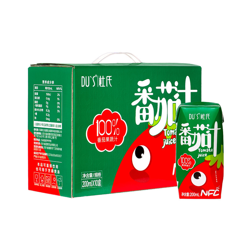 杜氏番茄汁磨浆蔬果饮料轻食