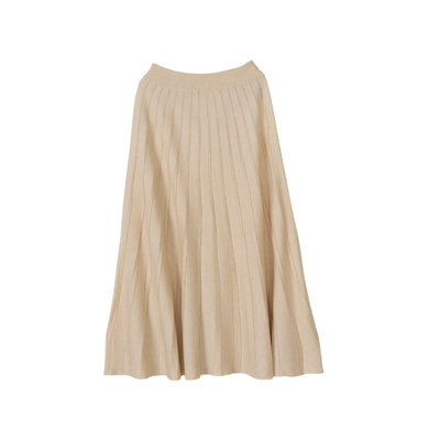 ENJOYME松紧腰百褶半身裙