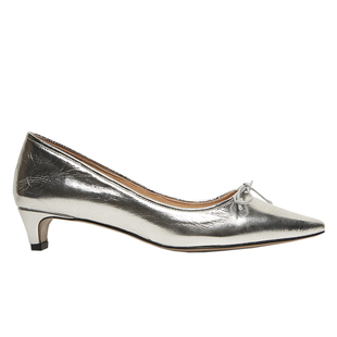 月曜事务所优雅蝴蝶结小方头低跟方跟浅口日杂芭蕾单鞋Ballet