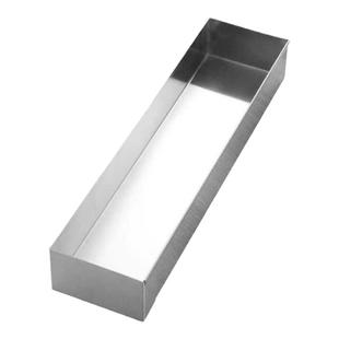 提拉米苏盒子模具加刻度不锈钢 带盖蛋糕托盘 长方形网红烘焙工具