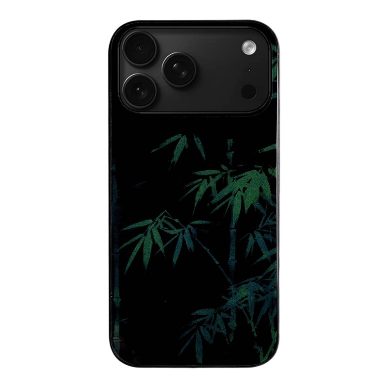 夜竹凝碧新中式高级感小众手机壳