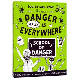 华研原版 胆小鬼日记3 英文原版 Danger Really Is Everywhere School of Danger 危险无处不在 英文版 进口英语书籍