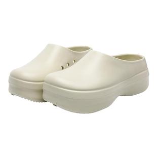 穆勒鞋女包头拖鞋春秋季2025新款厚底增高外穿防水时尚厨师鞋男士