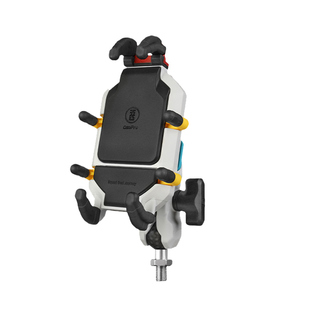 五匹仿赛摩托车手机机支架街车专用M10膨胀螺丝USB无线充电减震防