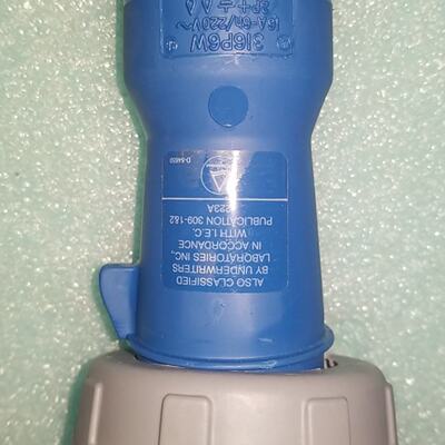 【请询价】Hubbell HBL316P6W 电源插头 16A 220