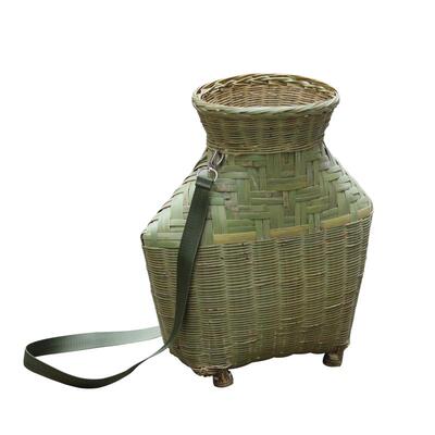 手工竹编垂钓鱼篓采摘仿旧虾笼