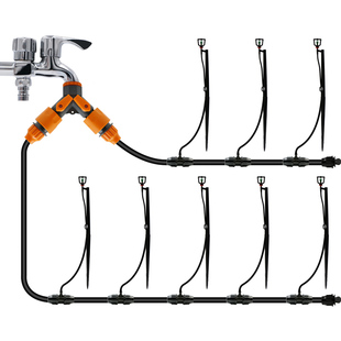 360度旋转灌溉喷头 农用洒水喷头喷淋喷灌花园草坪菜园自动浇水器