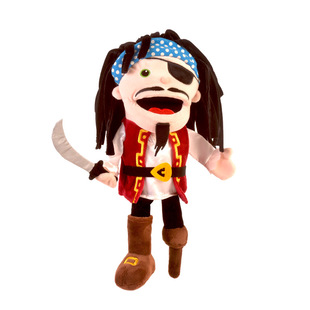 英国人物公仔手偶套腹语言训练张嘴毛绒玩偶幼儿园早教互动讲故事