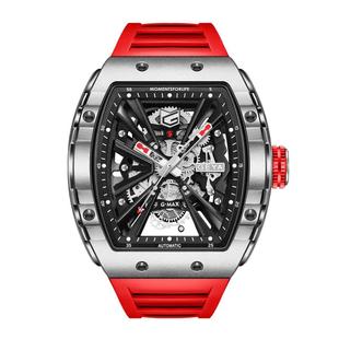 格雅航天手表男款镂空全自动机械手表酒桶型高档男士腕表十大品牌