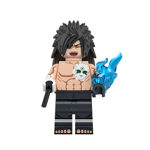 中国原创积木忍者系列宇智波斑佐助鼬因陀罗拼装人仔玩具模型