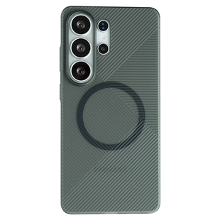 米斯登适用三星S26Ultra超薄几何纹理手机壳s25u全包magsafe磁吸保护套裸感磨砂透明防滑简约高档新款PC外壳s