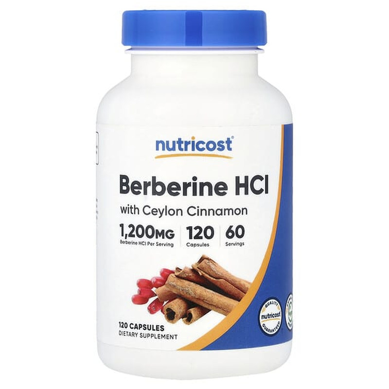Nutricost盐酸小檗碱+锡兰肉桂胶囊血管
