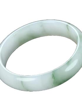 新疆金丝玉复古中宽手镯送证书