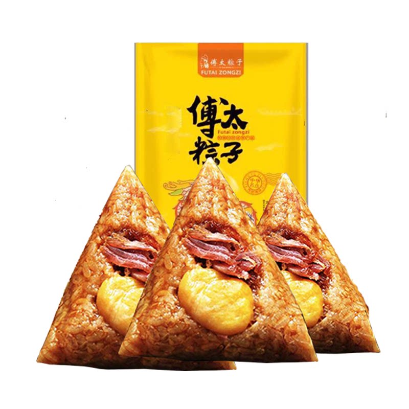 傅太粽子板栗肉粽嘉兴风格真空包粽子
