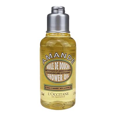 欧舒丹沐浴油35ml小样新款甜扁桃紧致沐浴露滋润保湿旅行试用装