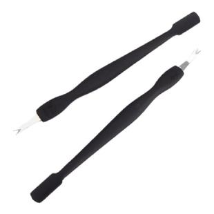 两用美甲死皮推不锈钢死皮叉去死皮去角质倒刺指甲修甲死皮铲工具