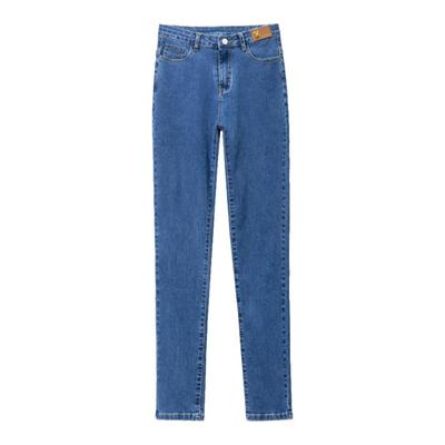 直筒宽松显瘦秋冬季高腰牛仔裤女