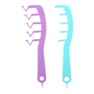 z字发缝梳女士专用头发蓬松造型定型梳子无缝分发便携梳发缝神器