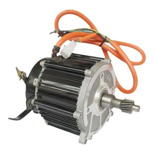 48v60v800w电机刹低速无刷电机方波改装载重工程手推电动三轮车