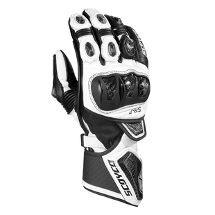 赛羽摩托车竞赛手套真皮机车骑行手套SR7战隼四季赛车碳纤羊皮男