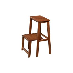 介璞现代家用稳步梯凳台阶加厚餐桌椅两用室内登高楼梯楠竹小梯子