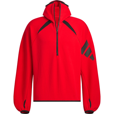 阿迪达斯男士休闲针织连帽卫衣