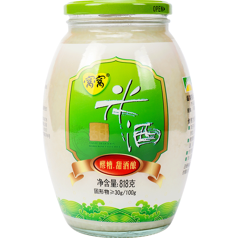 【龙窝】农家自酿糯米酒大瓶818g*2