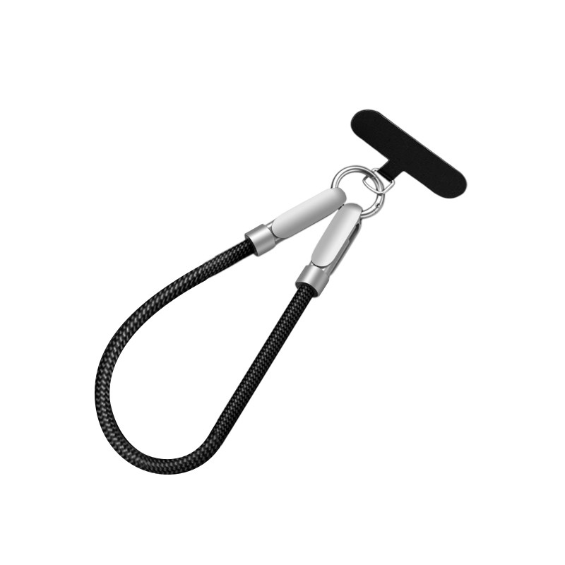 挂绳数据线多功能编织手机数据线USB-C快充防丢挂绳一线两用适用苹果华为OPPO小米手机快充充电线