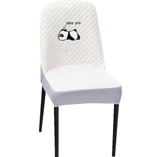 2025高级加厚弧形椅子套罩万能通用现代保护座坐垫餐桌皮板凳家用