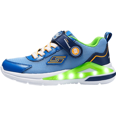 SKECHERS斯凯奇大童LIGHTED运动训练跑步鞋407114L-BLLM
