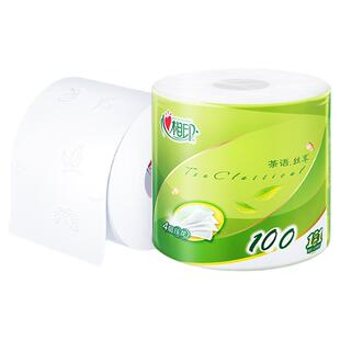 心相印卫生卷纸整箱家用实惠装批80卷可溶解厕所纸擦手纸卷筒纸巾