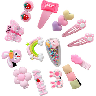 儿童发夹女童2025新款小女孩侧边刘海碎发夹头饰发卡女童发饰夹子