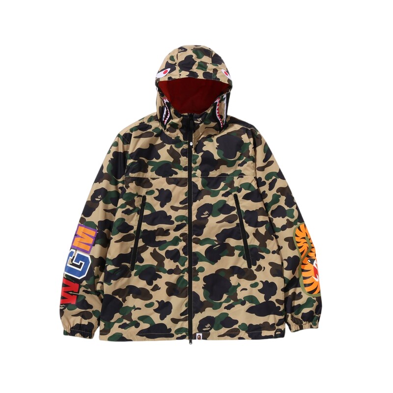 迷彩连帽夹克外套BAPE