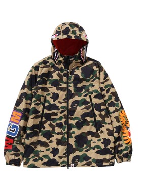 迷彩连帽夹克外套BAPE