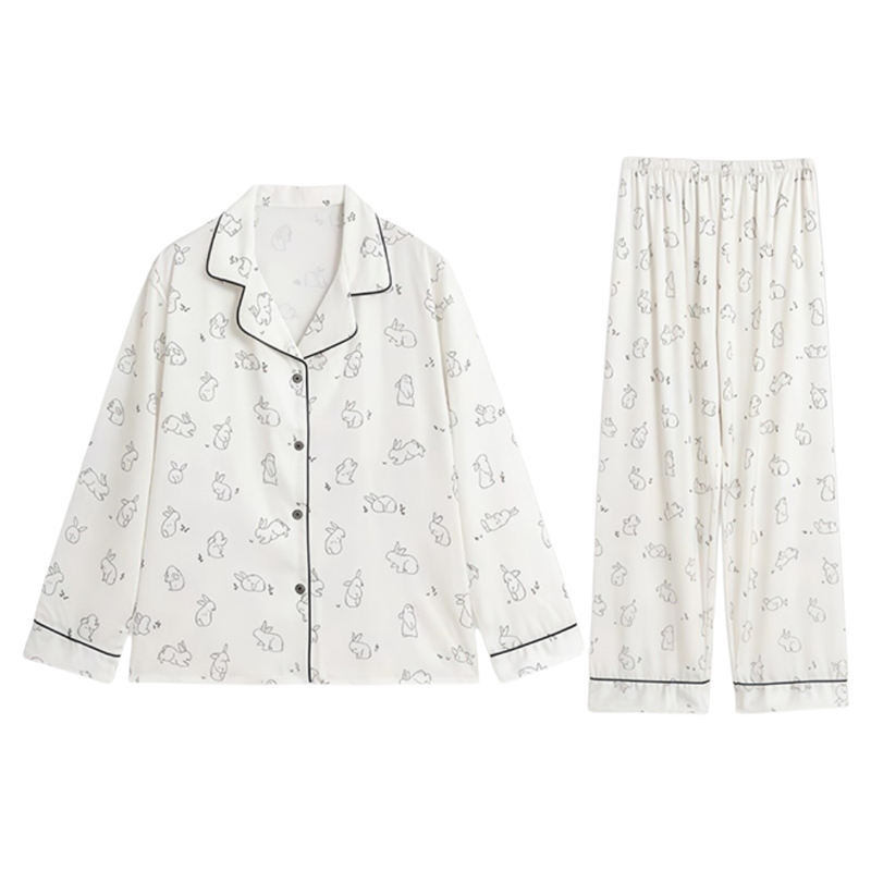 真丝睡衣女春秋款高级感家居服