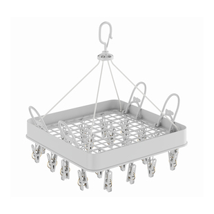 袜子晾晒架家用阳台收纳神器多功能内衣内裤夹防风多夹子晾衣架