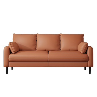 小户型科技布三人沙发小型两人位一米二人网红经济3卧室出租屋用